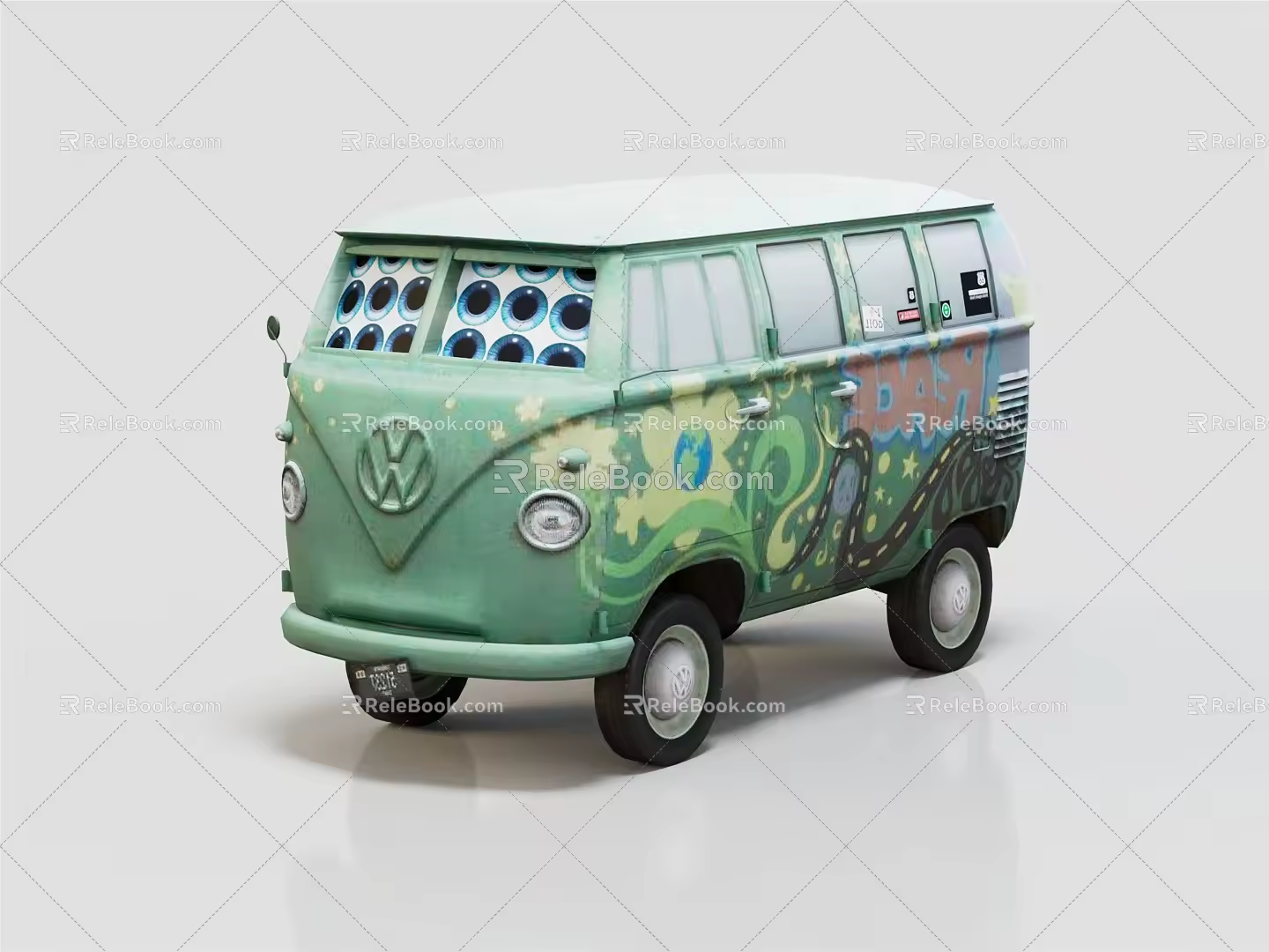 modern bus 3d model