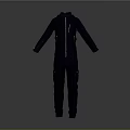 Practical Black Hooded Jacket and Pants Set for Daily Outdoor Wear