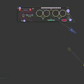 Aerial View Planning of Site Layout With Circular Tracks Fencing Roads and Green Belts