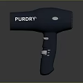 PURDRY Navy Blue Electric Hair Dryer With Modern Design And Ergonomic Handle