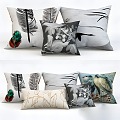 Pillow Pillow Modern Pastoral 3d model