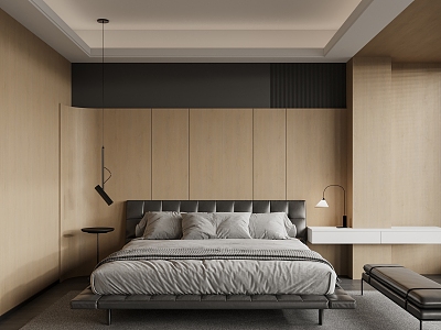 Master Bedroom Modern Bedroom 3d model