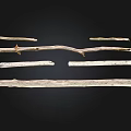 Natural Stone And Wood Branches In Various Shapes For Home Decoration