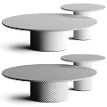Elegant Round Marble Dining Table Set With Bronze Cylindrical Metal Base For Modern Home Decor