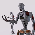 Trendy Play Robot Star Wars Game Character Movie Character Animation Character Toy Decoration Toy Handset 3d model