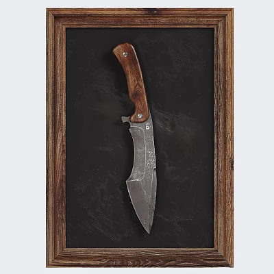 Modern Hunting Knife 3d model