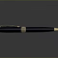 Sleek Navy Blue Pen With Gold Accents For Daily Writing As Essential Stationery