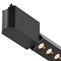 Slim Design Grille Lights with Black and White Housing and Evenly Spaced LED Bulbs