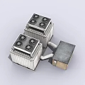 cooling energy storage device cooling device energy storage device new energy storage substation 3d model