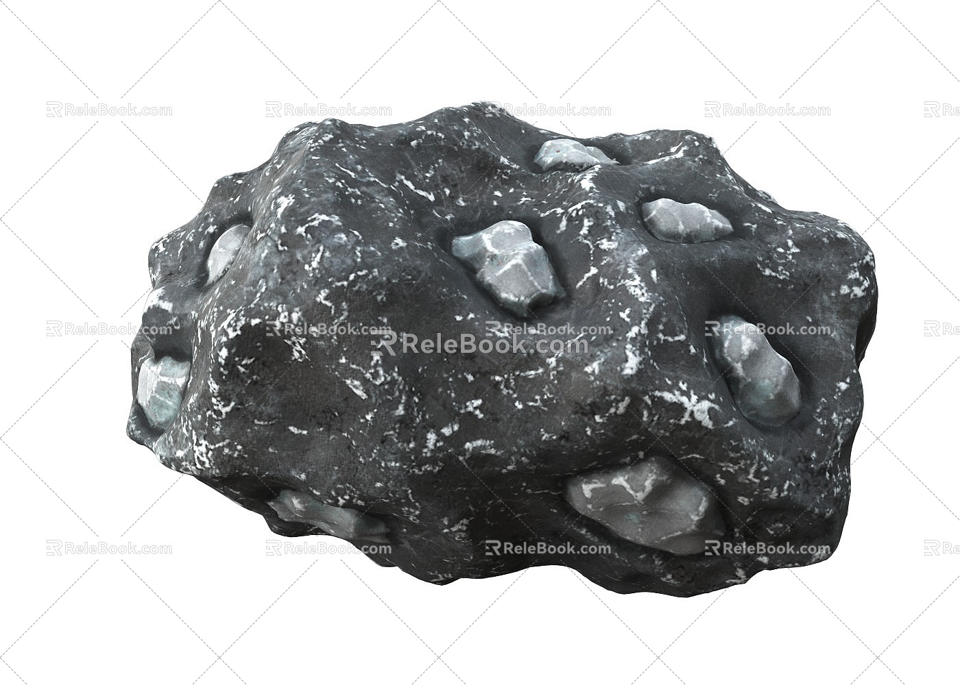 Space Rock Meteorite Volcanic Rock Rock Rock Block Rock Block Rock Specimen Boulder Big Stone Mars Stone Small Hanging Star Stone Space Rock 3d model