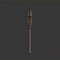 Scepter Ancient Scepter Cane Ancient Scepter Magic Scepter Metal Scepter Classical Scepter Magic Scepter 3d model