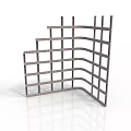 Curved Metal Grid Frame Structure For Scenic Construction And Interior Design