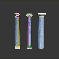 Columns Stone Columns Stone Columns Old Columns Roman Columns Roman Columns Classical Columns Greek Columns 3d model