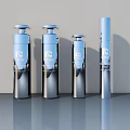 Durable Blue Silver Mistine Hinges For Modern Swing Doors Hardware