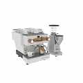 White La Marzocco Espresso Machine And Coffee Grinder Kitchen Appliances With Coffee Cups