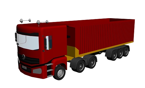 Lightweight truck 3d model