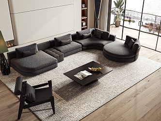 Style Sofa leaflet 3d model