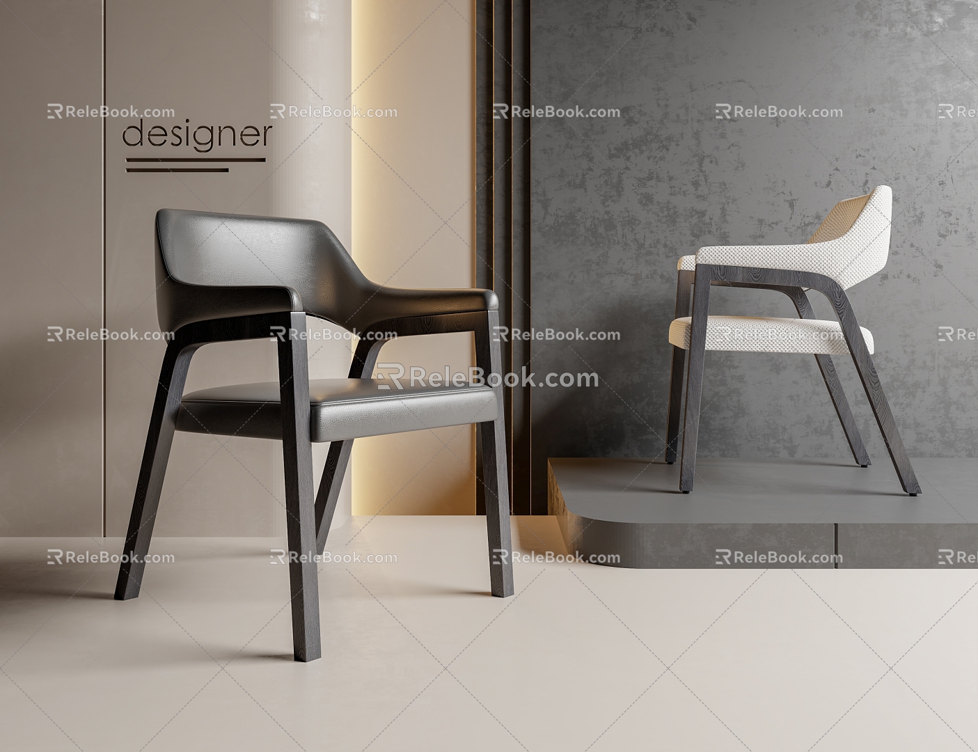 Modern Dining Chair 3d model