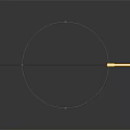 Sharp Metallic Sword With Golden Handle Black Blade And Exquisite Design