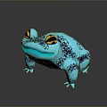 Frog Poison Frog Game Frog Reptile Cold Blooded Animal Reptile 3d model
