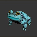 Frog Frog Frog Poison Frog Game Frog Reptile Cold Blooded Animal Reptile Reptile 3d model