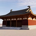 Modern Chinese Temple Architecture Ancient Architecture Temple Architecture Ancient Architecture 3d model