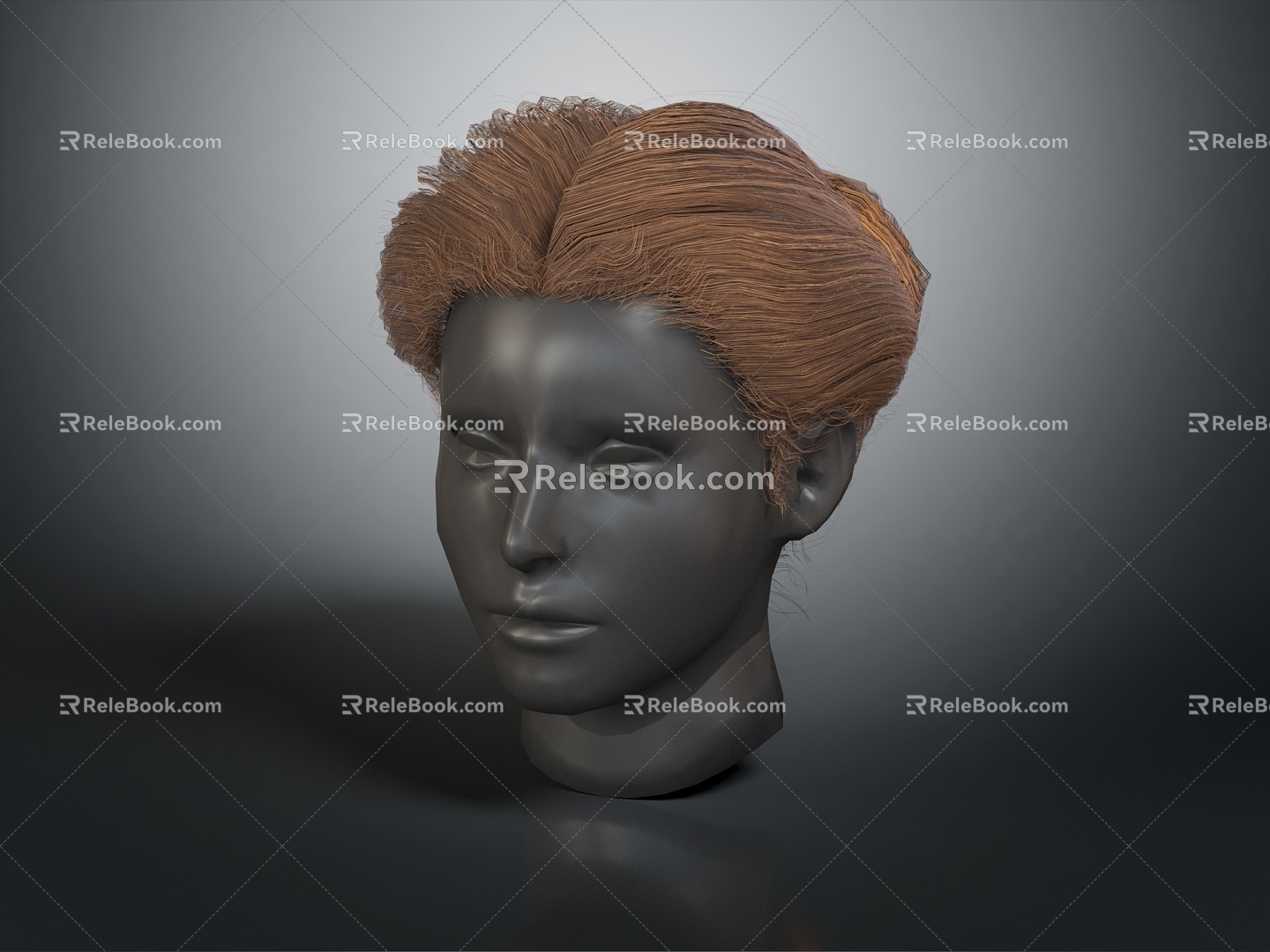 Modern Hair Fishtail 3d model