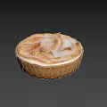 Delicious Baked Pie With Golden Meringue Topping And Flaky Crust