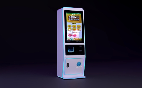 Game machine coin machine 3d model