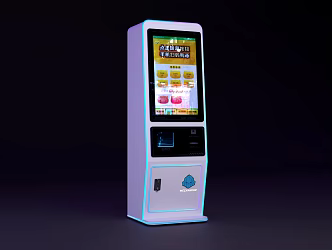 Game machine coin machine 3d model
