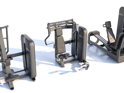 High Quality Commercial Fitness Equipment With Strength Training Machines And Workout Accessories 3d model