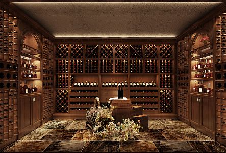 American Wine Cellar Club First Floor Wine Cellar 3d model