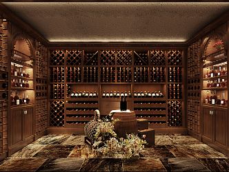 American Wine Cellar Club First Floor Wine Cellar 3d model