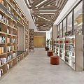 Creative Book Art Interior Design With Wooden Bookshelves And Artistic Books
