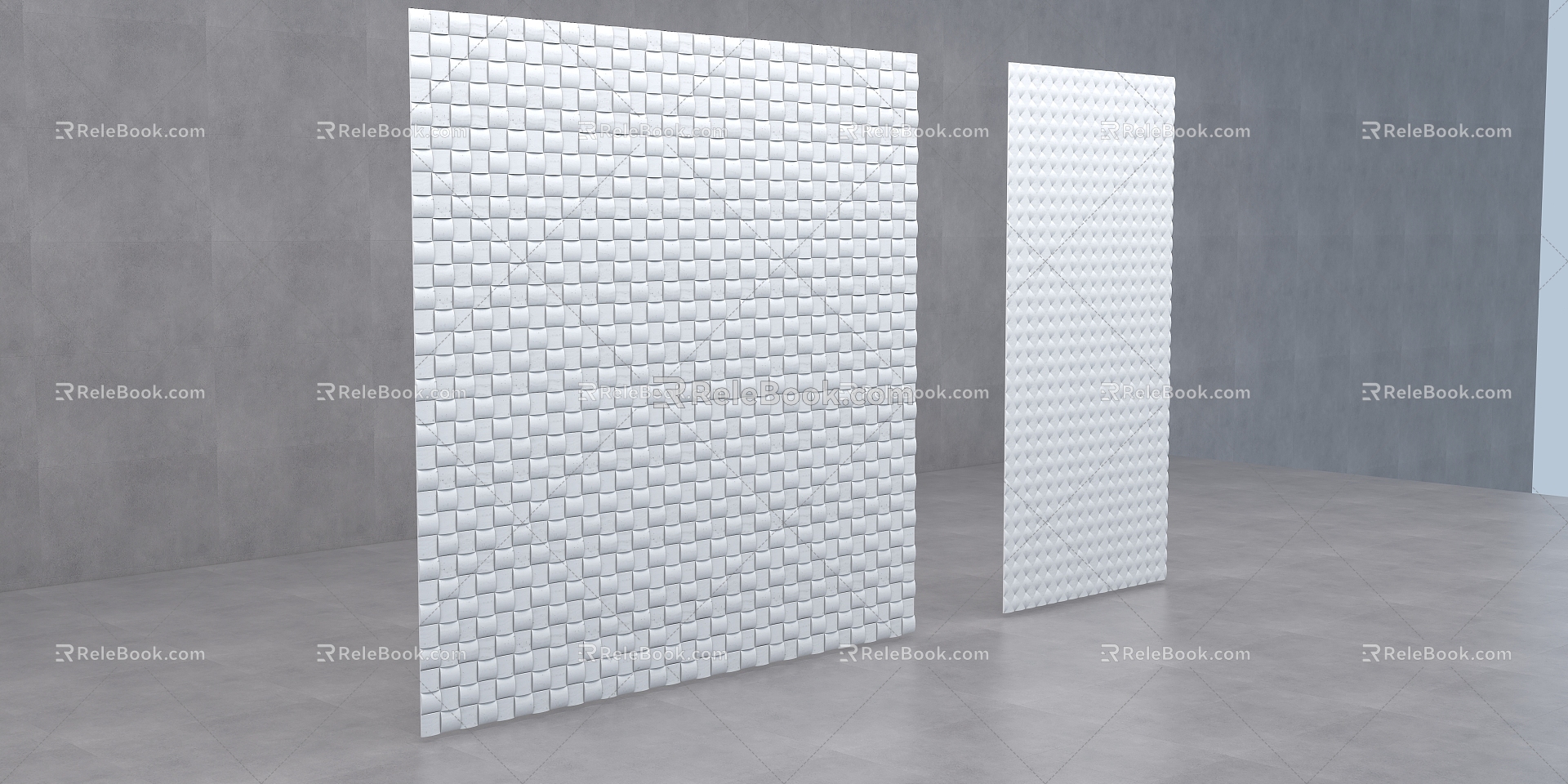 Modern Wall Internet Celebrity New Background Wall 3d model