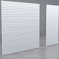 Modern Wall Internet Celebrity New Background Wall 3d model