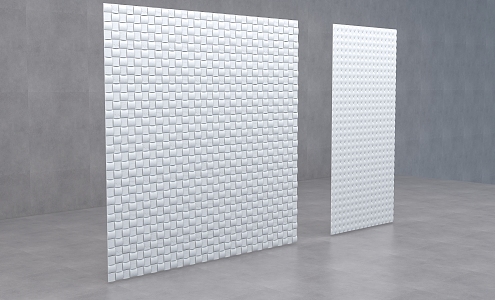 Modern Wall Internet Celebrity New Background Wall 3d model