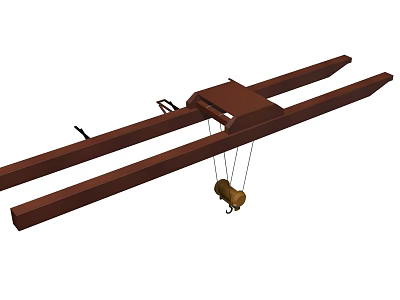 monorail crane 3d model