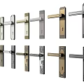 Classic And Modern Decorative Door Handles With Various Styles And Metallic Finishes