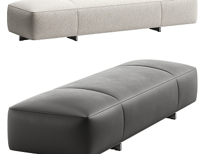 Minotti sofa stool fabric stool bench leisure stool bed 3d model