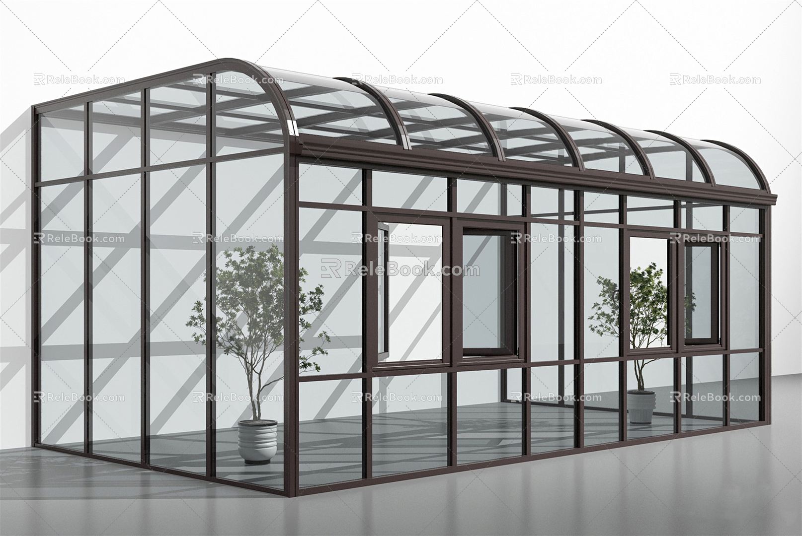 Modern Sun Room 3d model