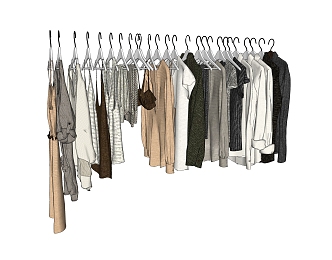 Modern clothes 3d model