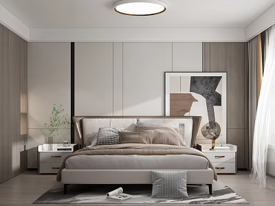 Modern Bedroom 3d model