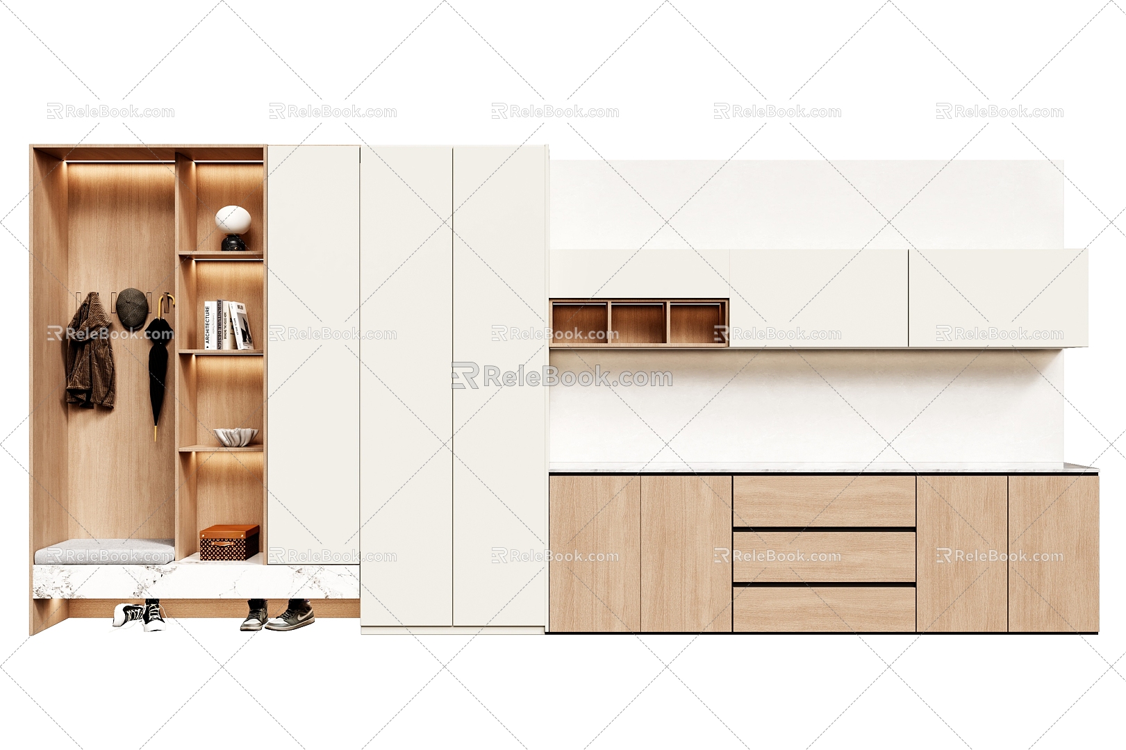 Shoe cabinet 3d model