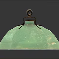 Green Narrow Hanging Strips With Metal Hooks For Organizing Daily Items