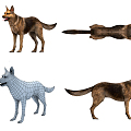 The Modern Dog 3d model