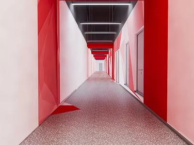 The Modern Corridor 3d model