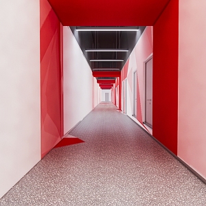 The Modern Corridor 3d model