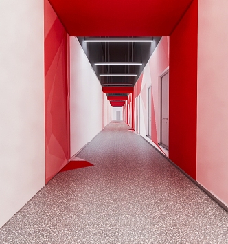 The Modern Corridor 3d model