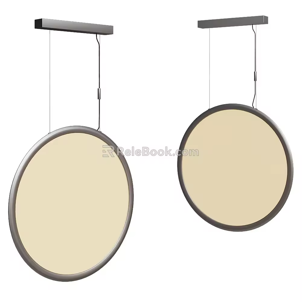 Artemide chandelier 3d model